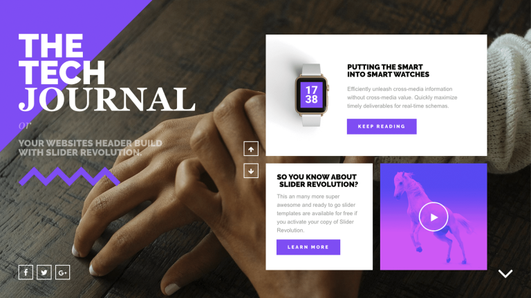 Slider Revolution – Responsive Plugin for WordPress